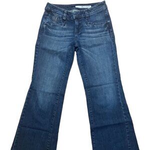 DKNY Jeans Women's 6 Blue Bootcut Classic Embroidered Pockets Excellent cond